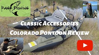 COLORADO PONTOON REVIEW CLASSIC ACCESSORIES and a few gear tips to make it more fishable [upl. by Venable964]