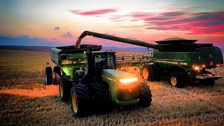 Epic Harvesting Montana Style  Welker Farms Inc [upl. by Anihsak]