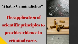 Criminalistics vs Forensic Science [upl. by Maude159]