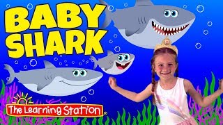 Baby Shark Original Dance Song ♫ Starring Paige ♫ Kids Songs by The Learning Station [upl. by Jemma]