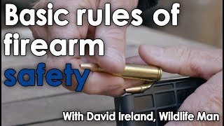 Basic rules of firearm safety [upl. by Amsirp]