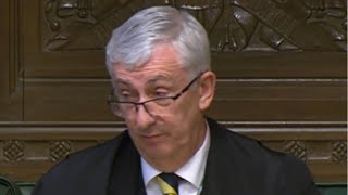 Boris Johnson slammed by House Speaker Lindsay Hoyle for total disregard of Parliament [upl. by Aeresed]