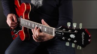 Epiphone ES335 PRO Guitar Demo amp Overview [upl. by Diley143]