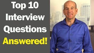 Top 10 Job Interview Questions amp Answers for 1st amp 2nd Interviews [upl. by Arodoeht]