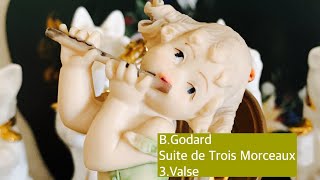 ゴダール 3つの小品の組曲 3ワルツ【フルートとピアノ】BGodard Suite de Trois Morceaux op116 3VALSE [upl. by Cruce]