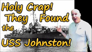 Discovery of Fletcher Class Destroyer USS Johnston Wreck Battle of Leyte Gulf  History X [upl. by Noid]