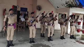 SRPF quarter guard drill [upl. by Etteniotnna]