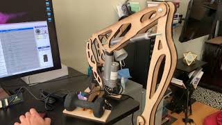 Dynamixel Pro rotating robot arm prototype [upl. by Christmann]