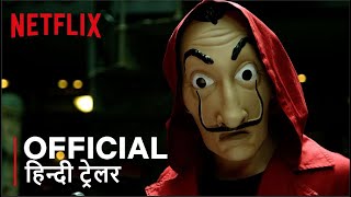 Money Heist Part 1  Official Hindi Trailer  Netflix  हिन्दी ट्रेलर [upl. by Aglo]