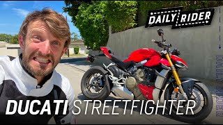 2020 Ducati Streetfighter V4 S Review  Daily Rider [upl. by Dulsea433]