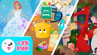 Educational Stories for Young Children to Learn Values  Compilation [upl. by Ralina28]