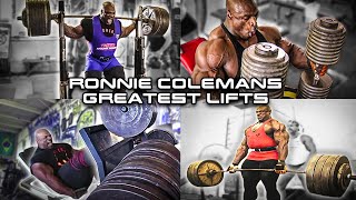 Ronnie Coleman Greatest Lifts EVER  Compilation  Ronnie Coleman [upl. by Fritzie]