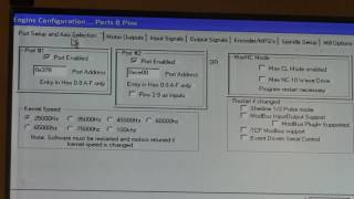 Mach3 Spindle relay setup [upl. by Nonnairb]