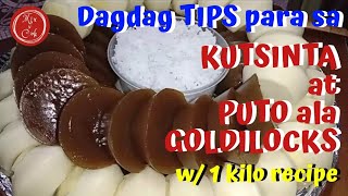 PutoAla Goldilocks  Kutsinta  Mix N Cook [upl. by Aicetel]