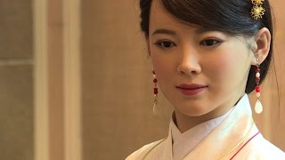 Femme bionique le robot chinois qui sait faire preuve de charme [upl. by Zelazny]