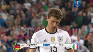 Deutschland vs Italien Elfmeterschießen Euro2016 02072016 4K UHD [upl. by Nannarb141]