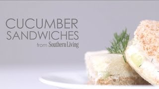 How to Make Cucumber Sandwiches  MyRecipes [upl. by Einial422]