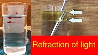 experiments on refraction of light [upl. by Notsur]