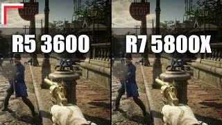 AMD Ryzen 5 3600 vs AMD Ryzen 7 5800X — Test in 10 Games 1080p 1440p 4K [upl. by Lukin130]