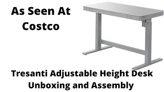 Tresanti Adjustable Height Desk Assembly tresanti adjustableheightdesk j2review [upl. by Nial]