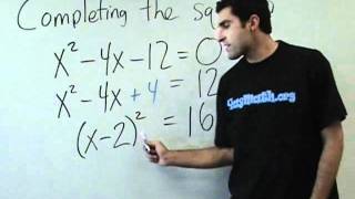 Algebra  Completing the square [upl. by Nedloh]