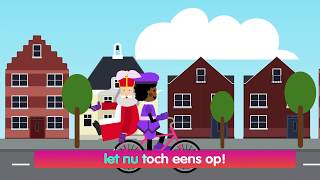 Zwarte piet ging uit fietsen  Leukste sinterklaasliedjes [upl. by Leith]