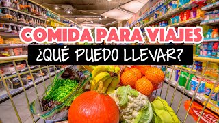 ¿Puedo viajar con comida  Alimentos permitidos para viajes [upl. by Lucier232]