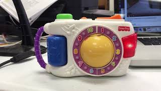 Fisher Price Laugh and Learning Camera Demo [upl. by Ardnuaed172]