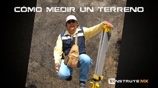 CÓMO MEDIR UN TERRENO 12  TEODOLITO Y CINTA  TOPOGRAFÍA [upl. by Bond196]