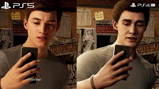 Marvels SpiderMan Remastered  PS4 vs PS5 Comparison [upl. by Lyndsay]