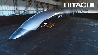 Hyperloop ‘train’ could fly at 1200 kph  Hitachi [upl. by Kragh]