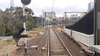 Drivers View Richmond to Flinders St via Caulfield Rail Loop Melbourne [upl. by Upali404]