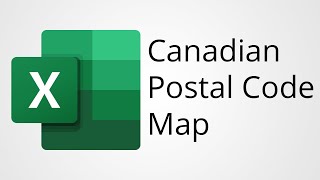 Excel Map with Canadian Postal Codes [upl. by Hercule]