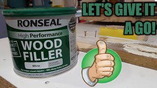 Lets try Ronseal Wood Filler [upl. by Hendel]