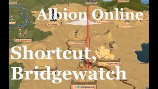 Albion Online  Caerleon to Bridgewatch fast almost safely [upl. by Esialb]