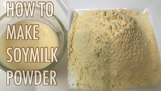 HOW TO MAKE SOYA BEANS MILK POWDER ♦️SOYMILK POWDER ♦️part 1 [upl. by Lucilia876]