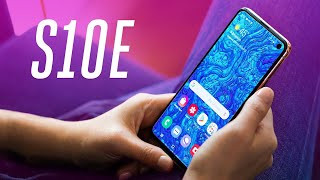 Samsung Galaxy S10E review smaller cheaper better [upl. by Salvidor]