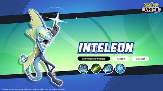 Inteleon Moves Overview  Pokémon UNITE [upl. by Jermayne]