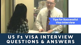 US Student F1 Visa Sample Mock Interview Questions amp Answers 2020 [upl. by Fabyola]