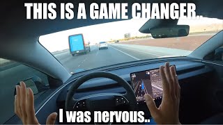 2024 Tesla Model 3 Autopilot FSD Demo  First Time [upl. by Rosalynd]