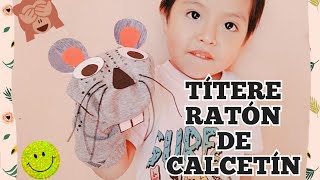 Como hacer títeres con calcetín o media Muy Fácil para niños [upl. by Eelrac]