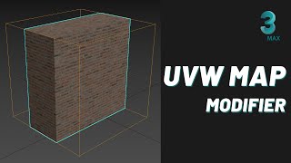 UVW Map modifier in 3Ds Max [upl. by Okihcas893]