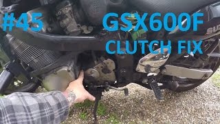 Clutch fix Suzuki GSX600F [upl. by Madancy]