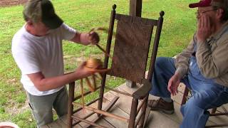 Appalachian Chair Caning and Storytelling [upl. by Lerat]