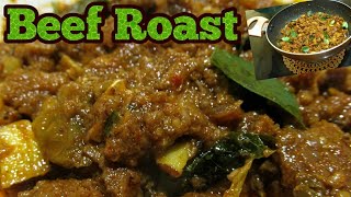 How to make Beef Roast  kerala style [upl. by Linnie]