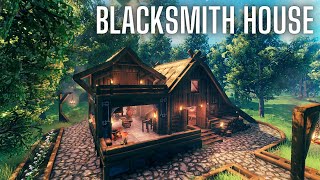 Valheim How To Build A Blacksmith House [upl. by Cecile]