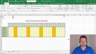 Fonction Date Excel pour créer des dates dynamiques [upl. by Yeblehs]