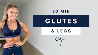 30 Min GLUTES amp LEG WORKOUT at Home  Ankle Weights Optional [upl. by Martina536]