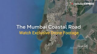 Exclusive  Watch drone footage of the Mumbai Coastal Road Project [upl. by Bagger]