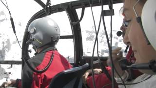 A flight in the very last Alouette III in the Alps [upl. by Honniball]